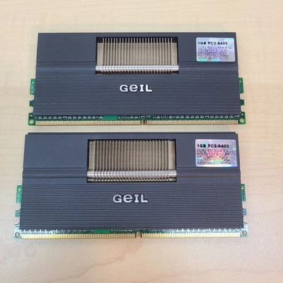 Geil EVO-ONE High Performance PC2-6400 DIMM 800 MHz DDR2 2x1gb Kit SDRAM Memory - Image 1 of 3