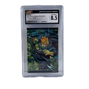 One Piece Wafers Pt.9 2021 JPN Pedro #9-26 CGC 8.5 POP2 - Picture 1 of 2