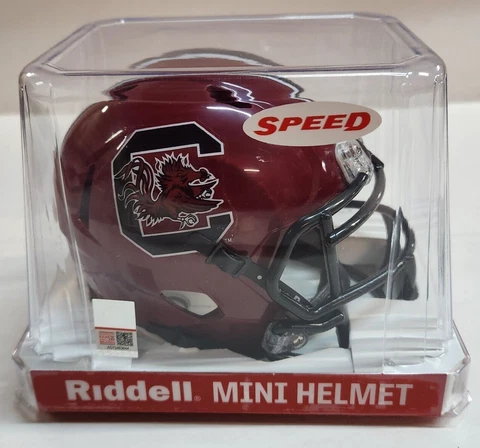 South Carolina Gamecocks NCAA Riddell Red Speed Mini Helmet Cover
