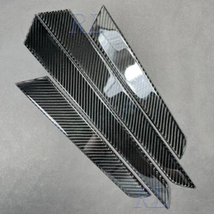 TRealCarbon Fiber Inner Door Panel Trim Fits 08-14 W204 Sedan C250 C300 C63 - Picture 1 of 2
