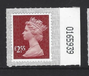 Qeii Royal Mail 2017 M17L 2,55 £ máquina autoadhesiva hoja definitiva número de teléfono SELLO - Imagen 1 de 1