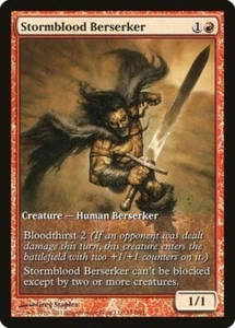 Stormblood Berserker NM/SP Game Day Promo MTG Magic The Gathering Red Eng Card - Bild 1 von 1