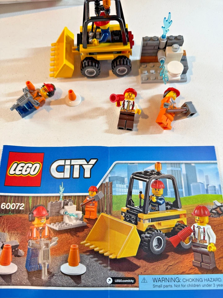 LEGO® City 60072 Demolition Starter Set complete with instructions - Image 1 of 1