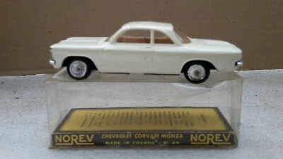 NOREV PLASTIQUE FRANCE REF 69 CHEVROLET CORVAIR  QUASI NEUF + BOITE D ORIGINE - Photo 1/4