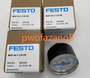1 PCS NEW IN BOX FESTO R1/8 Präzisionsdruckmessgerät MAP-40-1-1/8-EN 161126 - Bild 1 von 3