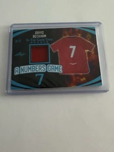 David Beckham 2024 Leaf In The Game Used A Numbers Game, /3 - Picture 1 of 2