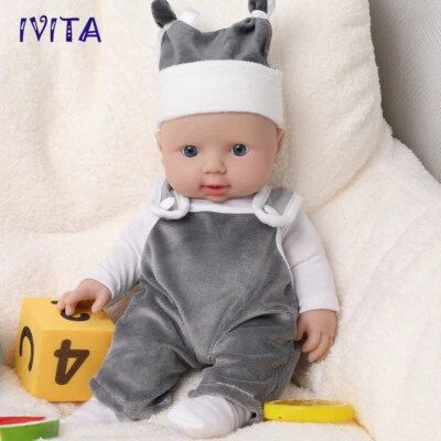 Handmade Newborn Lifelike Soft Silicone Reborn Baby Boy Dolls 12'' IVITA - Bild 1 von 4