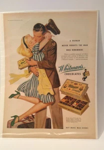 Anuncio de revista Whitman's Chocolate Soldier compra bonos de guerra 1944 - Imagen 1 de 5