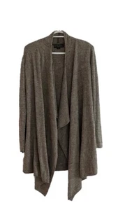 Barefoot Dreams Woman Beige Cardigan Sz S/M Bamboo Chic Lite Knit Calypso Wrap - Picture 1 of 14