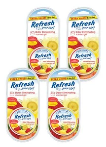 Fresh Strawberry And Cool Lemonade Scented Gel Can 2.5 Oz 4 Pack - Picture 1 of 1