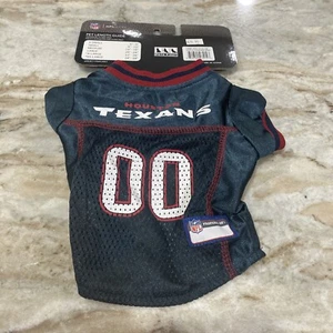 Pets First NFL Houston Texans Jersey Dog Shirt Size XS 6-9” Dogs - Picture 1 of 9