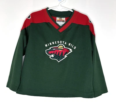 Minnesota Wild Vintage Youth 6 Hockey Jersey NHL Gaborik Mighty Mac Winning Goal - Image 1 of 4