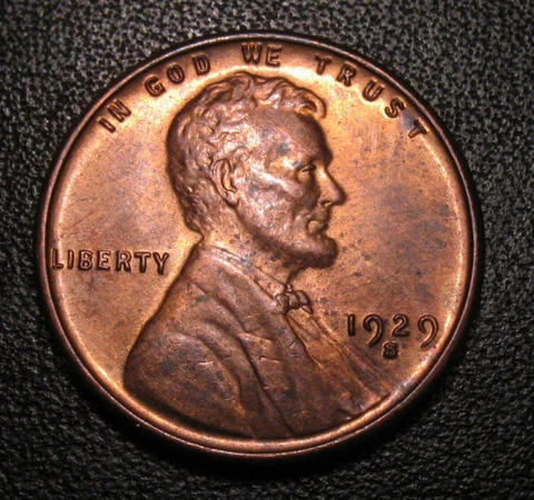OLD US COINS 1929 S MS UNC LINCOLN WHEAT CENT PENNY BEAUTY Cover
