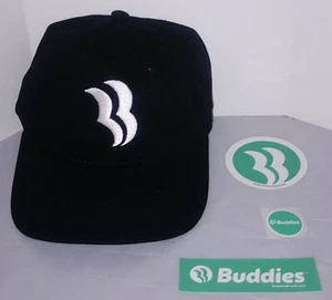 BUDDIES HUT & AUFKLEBER SET verstellbar Cannabisöl Extrakt Gras legalisieren 420 NEU - Bild 1 von 3