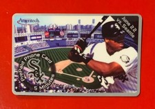 Frank Thomas Chicago White Sox vs Seattle  6/22/1996 Ameritech 5M Phone Card New