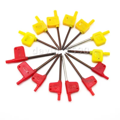 T6 T7 T8 T9 T10 T15 T20 Torx Star Key Wrench for CNC Lathe Tool Torx Screw - Image 1 of 2