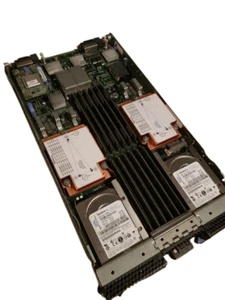 IBM 7870-B4G, HS22 BLADE SERVER INTEL CPU, 96GB RAM, CIOV CARD, 2x HDD 146GB - Picture 1 of 4