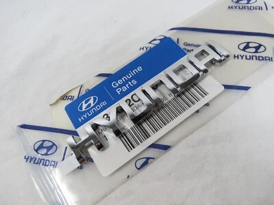 2003-2008 HYUNDAI TIBURON EMBLEM FOR REAR TRUNK BADGE NAMEPLATE LOGO GENUINE OEM - Image 1 of 3
