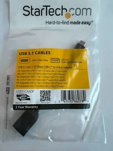 STARTECH.COM USB 3.1 USB-C to USB-A M/F SuperSpeed 6 Inches - Picture 1 of 5