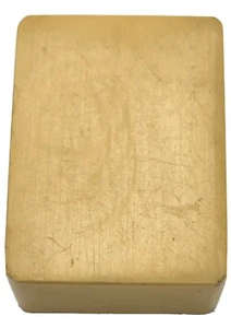 **BLANK** Cream Yellow Bakelite Mahjong Mah Jong Tile - Picture 1 of 5