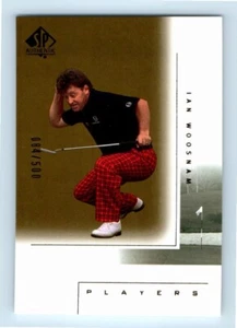 Tarjeta de golf Ian Woosnam #116 novato a radiocontrol 2001 oro 084/500 superior SP auténtica - Imagen 1 de 2