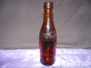 SEHR SELTENE BERNSTEIN COCA COLA JACKSON, TENN DERBY FLASCHE UM 1911-1912 RAR... - Bild 1 von 7