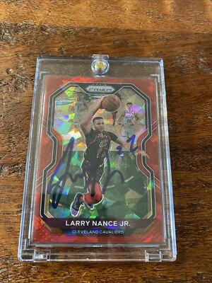 Larry Nance Jr Signed Prizm Card Psa Dna Coa Autographed Lakers Cavs - Image 1 of 4