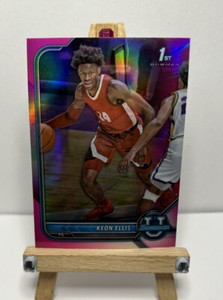 KEON ELLIS 2022 Bowman University Basketball Prospects 1st Bowman PINK REFRACTOR