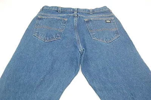 Key Men's 33 x 30 (TAGGED 34x30) Relaxed Denim Jeans - Cut Hem #R301 - Picture 1 of 5
