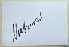 TEREZA  MARTINCOVA  -  CZECH  TENNIS  PLAYER -  AUTOGRAPHED  CARD