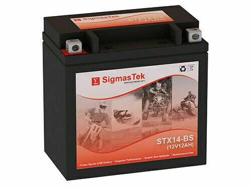 SigmasTek STX14BS 12V 12Ah AGM Battery