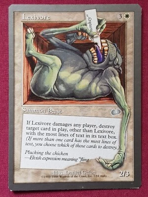 Magic The Gathering UNGLUED LEXIVORE white card MTG - Image 1 of 2