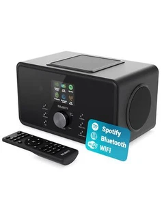 Bluetooth DAB+ Radio with Subwoofer | 100W Smart Speaker | Spotify, Alexa, USB - Picture 1 of 7
