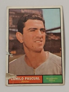 Camilo Pascual Minnesota Twins 1961 Topps Card #235 - Picture 1 of 2