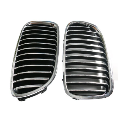 Fits BMW 5 Series F10 F11 528i 535i 2009-2013 Set of 2 Grille Right & Left Black Foto 1 de 4