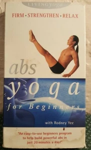 Abs Yoga for Beginners VHS Tape w Rodney Yee Living Yoga - Picture 1 of 3