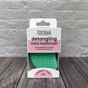 Tangle Teezer Detangling Mini Hairbrush BNIB Aqua Green - Picture 1 of 4