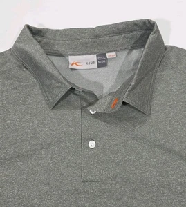 Kjus Polo Shirt Men’s 2XL Heather Gray (Taupe?) Performance Stretch Golf - Picture 1 of 7