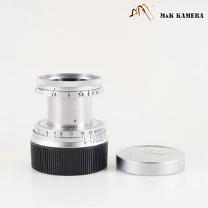 LEITZ Leica Elmar M 50mm/F2.8 Ver.I Silver Lens Yr.1960 Germany #23089 - Picture 1 of 10