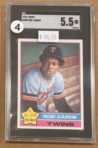 1976 Topps Rod Carew All-Star #400 Graded SGC 5.5 HOF Minnesota Twins - Bild 1 von 2