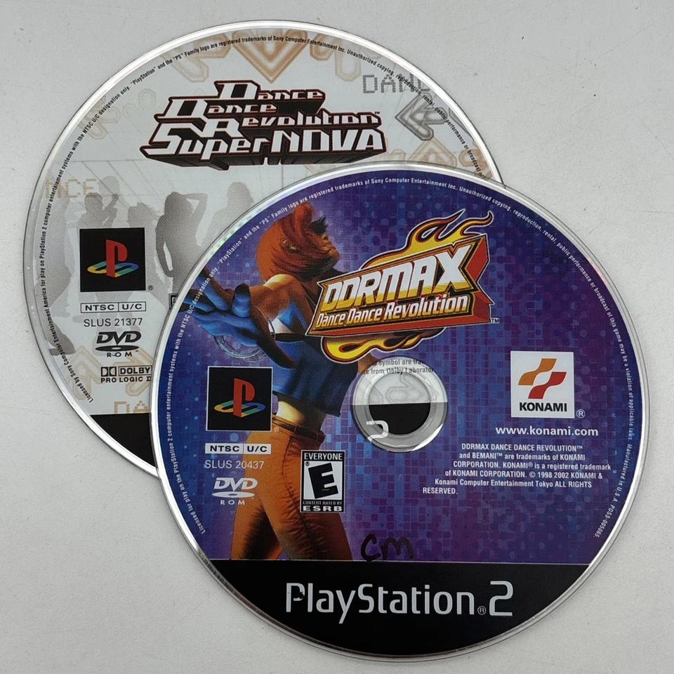 Solo disco Dance Dance Revolution Supernova y DDRMax Sony Playstation 2 PS2 Foto 1 de 3