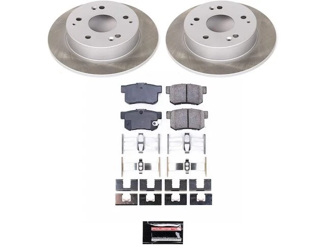 Kit de pastillas de freno trasero y rotor para Honda Civic Si 2004-2005 VY273PY Foto 1 de 1