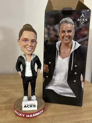 Becky Hammon Las Vegas Aces 2024 Limited Edition Bobblehead WNBA - Image 1 of 4
