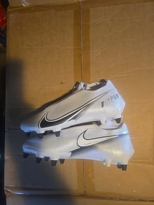 NIKE Vapor Edge Pro 360 Football Cleats Mens 13.5 WIDE White Black  - Image 1 of 2
