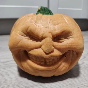 Todd Masters 1980s Johnny Oh Lantern Pumpkin Foam Face 6" Figure Halloween VTG - Picture 1 of 6