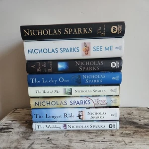 Lot of 8 Hardcover Books by Nicholas Sparks - Free Shipping!! - Very Nice!! - Picture 1 of 1