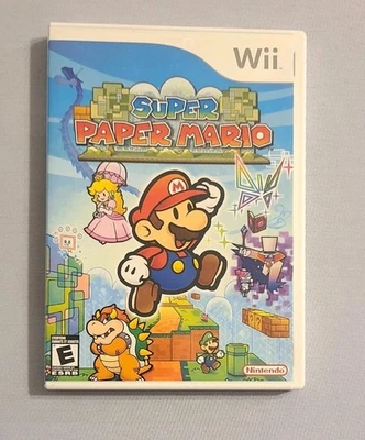 Super Paper Mario (Nintendo Wii, 2007) CIB/ TESTED AND WORKS - Image 1 of 4