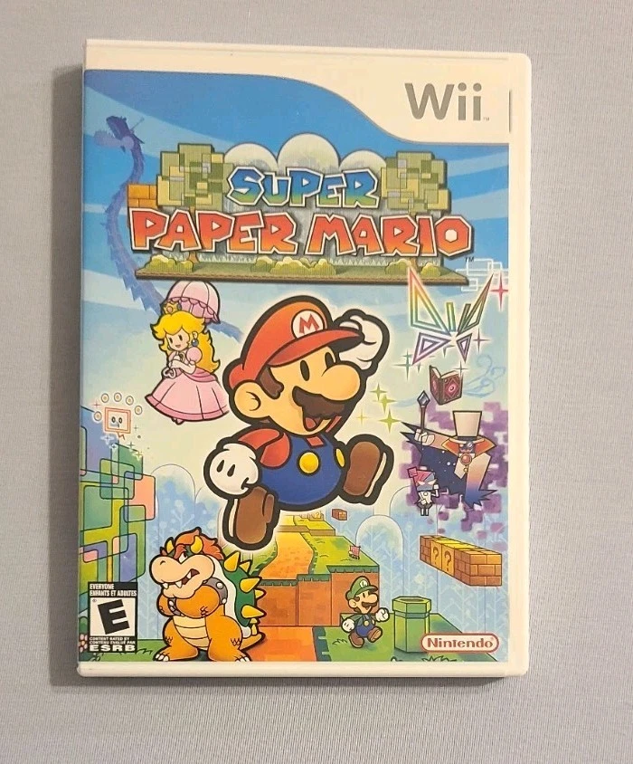 Super Paper Mario (Nintendo Wii, 2007) CIB/ TESTED AND WORKS - Image 1 of 4