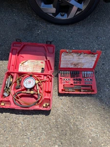 Mac tools fuel injuection pressure tester gauge + snap on 42 piece RTD42 - Foto 1 di 4