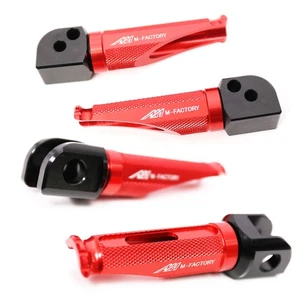 Red CNC MFP Rear Front Rider Footpegs For CB600F Hornet 04 05 06 07 - Bild 1 von 4